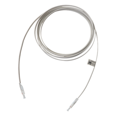 Cable Híbrido Fotoeléctrico / Monomodo G.657A2 / 60 m (196.9 ft) / Fibra Doble Núcleo / Cobre 26 AWG / Conectores XC/UPC / Interior