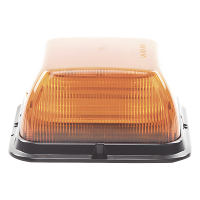 Baliza LED Cuadrada / SAE Clase I / 24 Patrones de Destello / 12-24 VCC / Perfil Medio / IP55