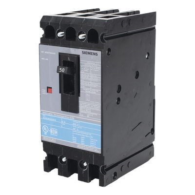 Interruptor Termomagnético / 3 Polos / 50A / 600V CA / Capacidad Interruptiva 25 kA / Gabinete N1 y N3R