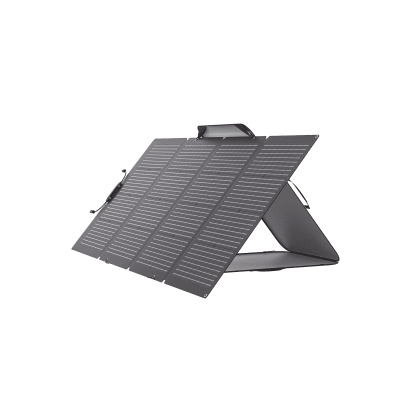 Panel Solar Bifacial / 220W Frontal + 155W Trasera / IP68 / Ajuste de Ángulo / Cable XT60 a MC4 / Portátil y Flexible