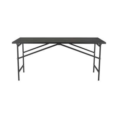 Mesa de Trabajo Plegable / Capacidad 250 kg / 130 x 80 x 92 cm / Estructura Metálica / Color Negro