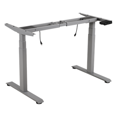 Base de Escritorio Motorizado / Altura 60-125cm (1.97-4.10 pies) / 3 Presets / Carga 100Kg / Velocidad 30mm/s / Color Gris