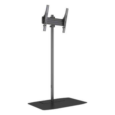 Soporte de Piso para Pantalla / Orientación Vertical y Horizontal / 32″ a 75″ / VESA 600 x 400 / Carga 50 kg (110 lbs) / Altura Ajustable 1.5 m (4.9 ft)