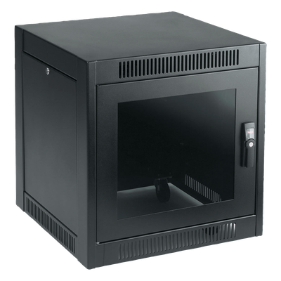 Gabinete de Piso / 11U / 700 x 600 x 900 mm / Acero 1.52 mm / Enfriamiento Pasivo / Ruedas / Cerradura / Paneles Extraíbles