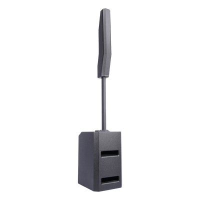 Sistema Line Array Activo Portátil / 1200 W RMS / Woofer 12» / 8 Drivers 3.5» / SPL Máx 128 dB / Cobertura 140°H x 40°V