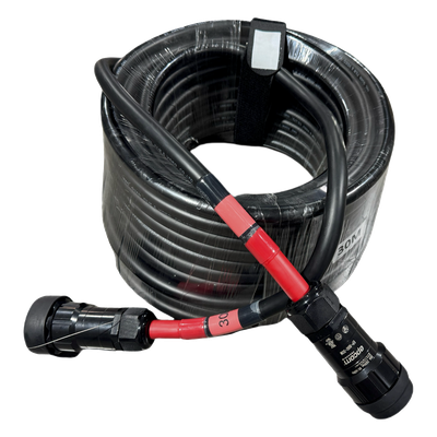 Manguera de AC tipo Socapex / Conectores Macho y Hembra / 30 m (98.4 ft) / Audio Profesional y Escenario