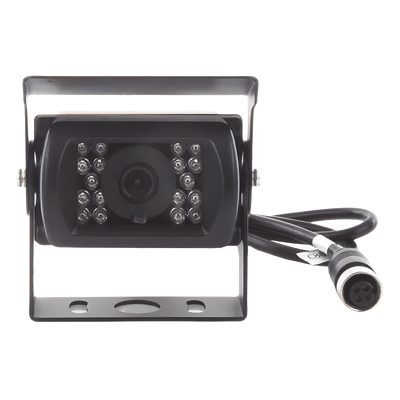 Cámara Análoga Vehicular / IR CMOS / 18 LEDs / IP69K / Exterior / Kit Reversa