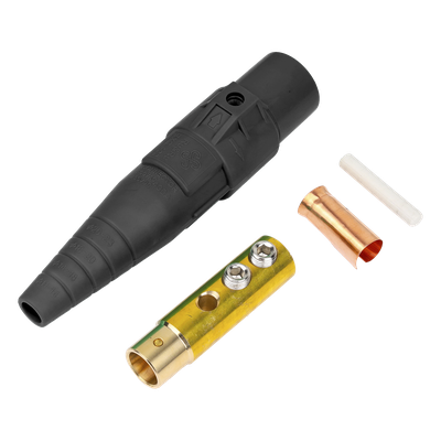 Conector Camlock Hembra / 400 A / AC 600 V / Abrazadera Compresión / Cable 2/0 AWG a 4/0 AWG / Plástico Ingeniería