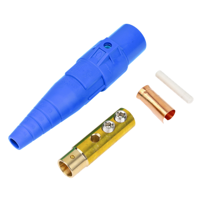 Conector Camlock / 400 A / Hembra / 600V AC / 50-95 mm² / Azul