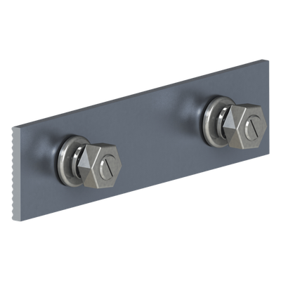 Conector de empalme / Aluminio anodizado / Riel 21 / Diseño compacto