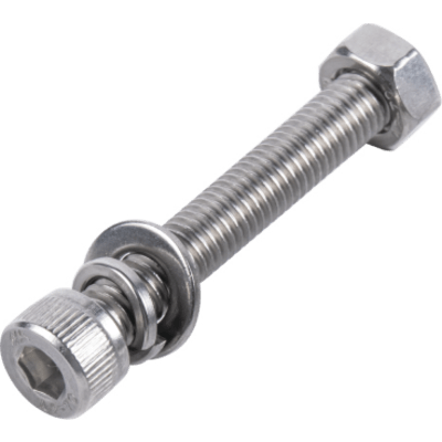 Tornillo de Acero Inoxidable / M8 x 60 mm / Montaje de Módulos Fotovoltaicos / Resistente a la Corrosión / Uso en Exteriores