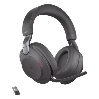 Auricular Profesional Inalámbrico / Cancelación de Ruido Activa Híbrida / 10 Micrófonos / Bluetooth 5.0 Dual / Autonomía 37 Horas / Indicador de Ocupado 360°
