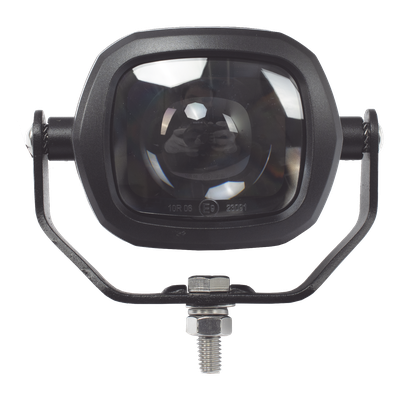 Señalizador LED para Montacargas / Flecha de Dirección Azul Móvil / 12-80 V CC / Carcasa Aluminio y Policarbonato / Certificaciones CE, R10, UL, RoHS