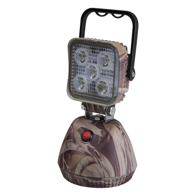 Luz de Trabajo LED Recargable / 650 Lúmenes / 3 Modos de Iluminación / Base Magnética / Autonomía 3-4 Horas