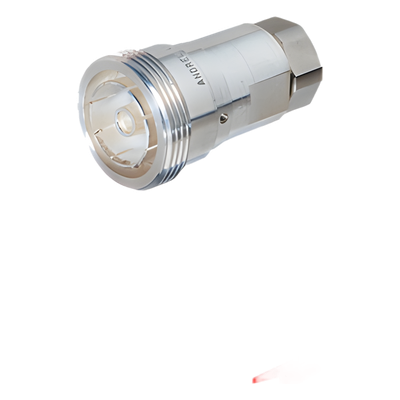 Conector RF Coaxial / DIN 7-16 Hembra / Cable 1/2″ / IP68 1 m (3.3 ft) / Auto-Expandible / 50 Ohm / DC-7500 MHz