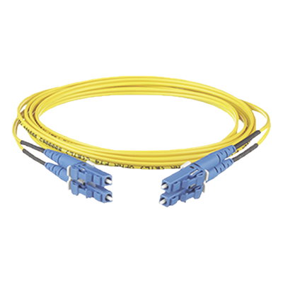 Jumper de Fibra Óptica / Monomodo OS2 9/125 / LC-LC Dúplex / OFNR Riser / LSZH / 10 m (32.81 pies)