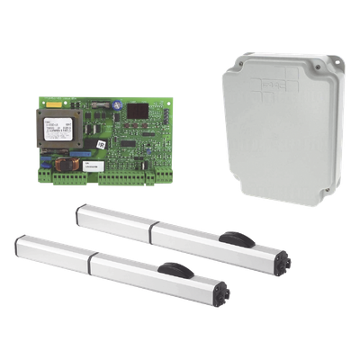 Kit de Operadores Hidráulicos / Uso Continuo / Fuerza 4650 N / Hoja Máx 4 m (13.1 ft) con Electrocerradura / IP55 / 115 VAC / 220 W