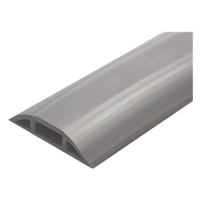 Canaleta flexible para piso / PVC autoextinguible / 25 m / 305 mm² / -20°C a +80°C / 100 kg carga / 82 ft