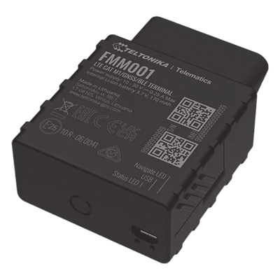 Rastreador Vehicular OBD II / 4G LTE CAT-M1 / Bluetooth / GNSS / IP41 / Plug & Track