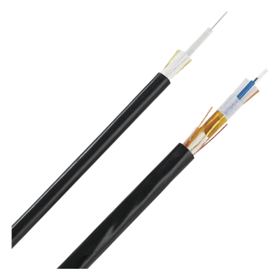 Cable de Fibra Óptica / 6 Hilos / Multimodo OM3 50/125 / Loose Tube 250μm / OFNP Plenum / Interior-Exterior / 2 pies (0.6m) Marcas