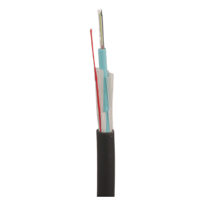 Cable de Fibra Óptica / 12 Hilos / Multimodo OM4 50/125 / Interior-Exterior / Loose Tube 250µm / Dieléctrico OFNR / 0.61 m (2 ft) Marcas