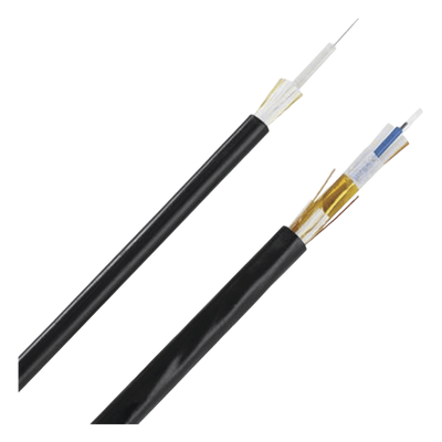 Cable de Fibra Óptica / 48 Hilos / Multimodo OM3 50/125 / Interior/Exterior / Loose Tube 250μm / OFNR Riser / Dieléctrico / 2 pies marcas