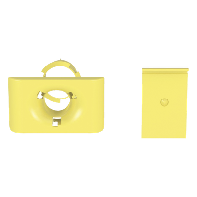Accesorio de Salida a Tubo / 1.5 in (38 mm) / Canaletas 4×4, 6×4, 12×4 / Color Amarillo / PC/ABS / Telcordia GR-63-CORE