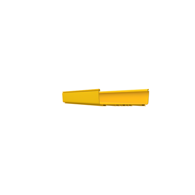 Canaleta de Enrutamiento / 12×4 Pulgadas / PVC Rígido UL 94V-0 / 3 m (9.8 ft) de Largo / Sistema QuikLock / Color Amarillo