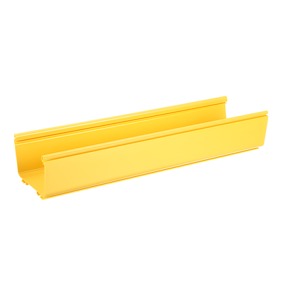 Canaleta para Cableado Estructurado / PVC Rígido / 6×4 Pulgadas / 3 m (9.8 ft) de Largo / Capacidad 3819 Cables / Color Amarillo