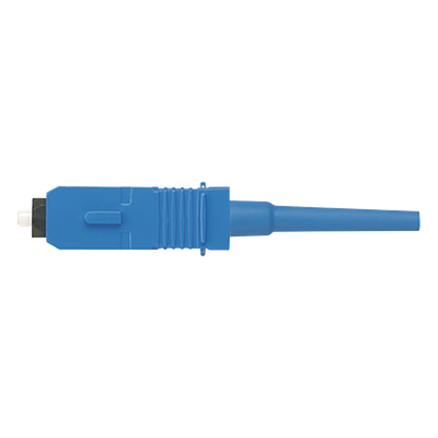 Conector de Fibra Óptica SC Simplex / Monomodo 9/125 OS2 / Pre-pulido / Color Azul / Tight Buffer 900μm