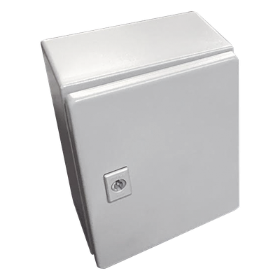 Gabinete de Acero / NEMA 4 / IP66 / 25x30x15 cm / 9.8×11.8×5.9 in / Platina / Certificado UL
