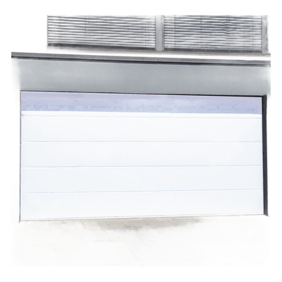 Puerta de Garage / Línea Central / 9×9 pies (2.74×2.74 m) / Aislada / Estilo Americano / Panel Calibre 26 / Poliuretano 43 mm