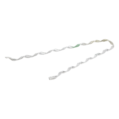 Remate Preformado / Acero Galvanizado / Fibra Drop Redonda / Ø3 mm / 196 mm (7.7′) / 1200 kg
