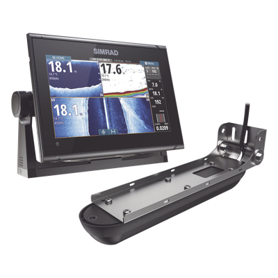 Kit de pantalla multitáctil 9″ y transductor multifrecuencia / NMEA 2000 / Wi-Fi integrado / GPS 10 Hz / CHIRP y banda ancha