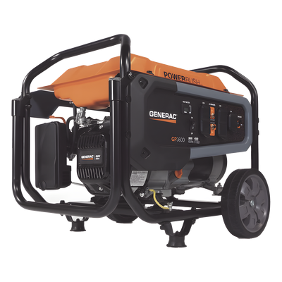 Generador Portátil a Gasolina / 3.6 kW Nominal / 4.5 kW Arranque / 120Vca / Tanque 14 L / Hasta 10.5 h Operación