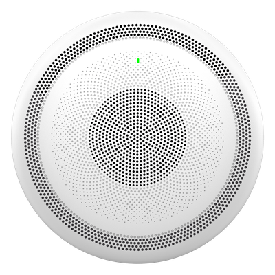 Altavoz SIP Intercomunicador / 15W HD / 3 Micrófonos Direccionales MMAD / Alcance 4.2 m (13.8 ft) / Wi-Fi Dual Band / Bluetooth / Superficie Lavable