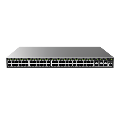 Switch PoE+ Administrable / 48 Puertos Gigabit / 6 SFP+ / 400W / 216 Gbps