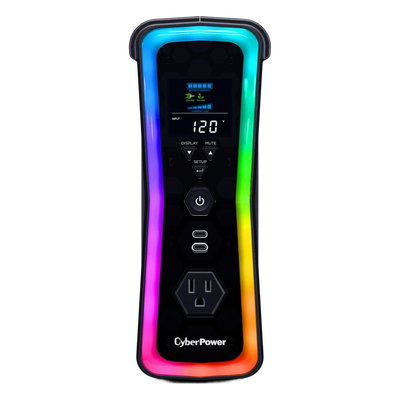 UPS Línea Interactiva / 1500 VA / 1000 W / Onda Senoidal Pura / 13 Salidas NEMA 5-15R / AVR 86-148 Vca / USB / RGB