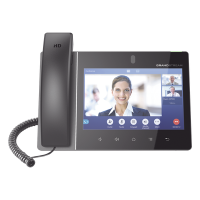 Video teléfono IP empresarial Android con pantalla táctil (1280×800) hasta 16 líneas y 16 cuentas SIP
