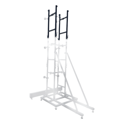 Accesorio Estructural Tipo H / Pantalla 1.5 m x 3 m / Aluminio / Base Modular 1 m (3.3 ft) / Pintura Electrostática Negra / Ganchos de Seguridad Integrados