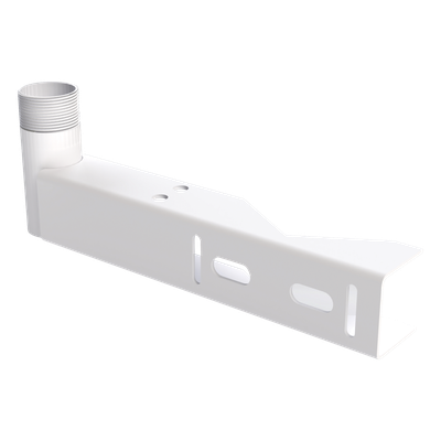 Herraje para Lámpara de Obstrucción / Acero Galvanizado / Pintura Electrolítica Blanca / Fijación 7/8′ a 1-1/4′ / Compatible STZ30 STZ35 STZ45