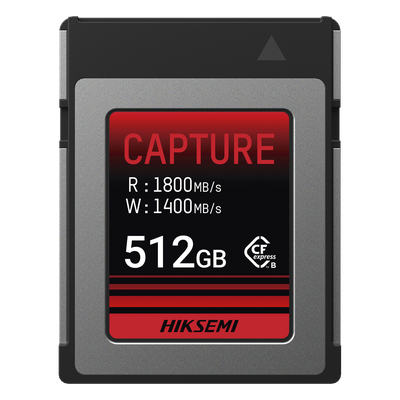 Memoria CFexpress Tipo B / 512 GB / 1800 MB/s Lectura / 1700 MB/s Escritura / PCIe Gen 3×2 / 8K RAW