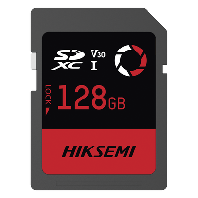 Memoria SD / 128 GB / Lectura 180 MB/s / Escritura 150 MB/s / V30 U3 Clase 10 / -25°C a 80°C / Anti-impactos