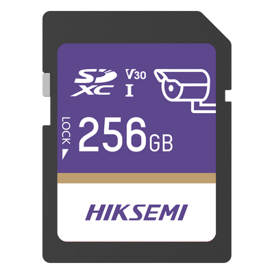 Tarjeta SD / 256 GB / 100 MB/s Lectura / 90 MB/s Escritura / Clase 10 U3 V30 / 3D TLC NAND / Videovigilancia 24/7