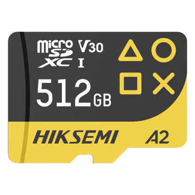 Memoria microSDXC / 512 GB / Lectura 200 MB/s / Escritura 150 MB/s / V30 U3 A2 / Gaming / NAND TLC