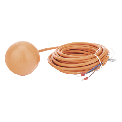Interruptor de Nivel Tipo Flotador / Cable 5 m (16.4 ft) / Control de Nivel de Agua / Contacto Eléctrico por Flotación / Resistente a la Corrosión