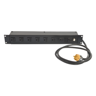 Tomacorriente Multiple Horizontal para Rack 19″.