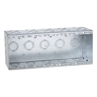 Caja Multigang / 5 Gangs / 3.5 in (8.89 cm) Profundidad / 29 Entradas 1/2 – 3/4 in