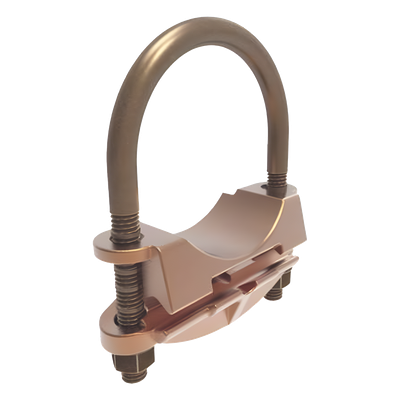 Conector Mecánico para Cable / Calibre 4 a 2/0 AWG / Paralelo o 90° / Tubo 1 1/4″ o Varilla 1 3/8″ – 1 1/2″ / UL467