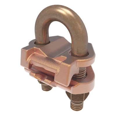 Conector Mecánico para Cable / 1/0 AWG a 250 KCMIL / Paralelo o 90° / Tubo 3/8″ o Varilla 5/8″ – 3/4″ / Torque 240 lb-in / UL467